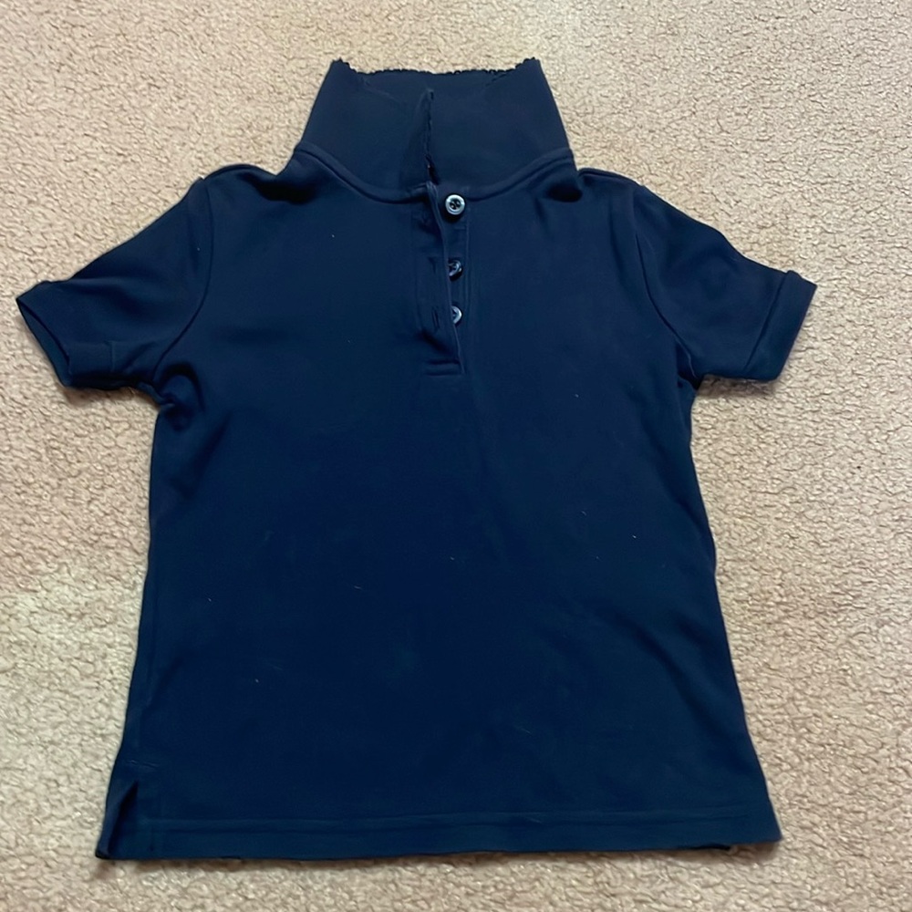 French toast school uniform polo shirt ( size4/5) navy
